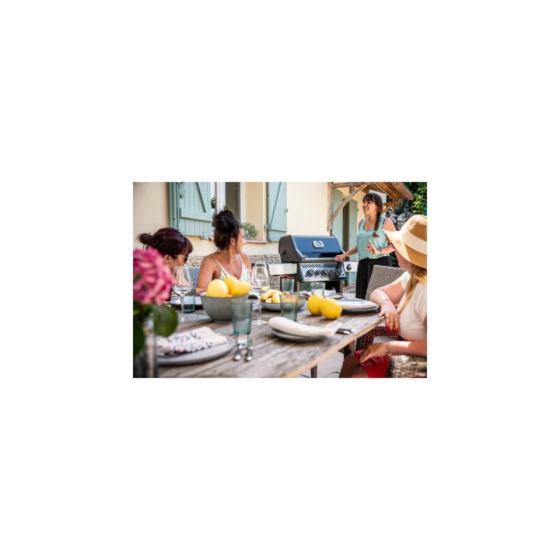 Napoleon Gasgrill Rogue SE 425, mit Drehspieß(schwarz, mit SIZZLE-ZONE)