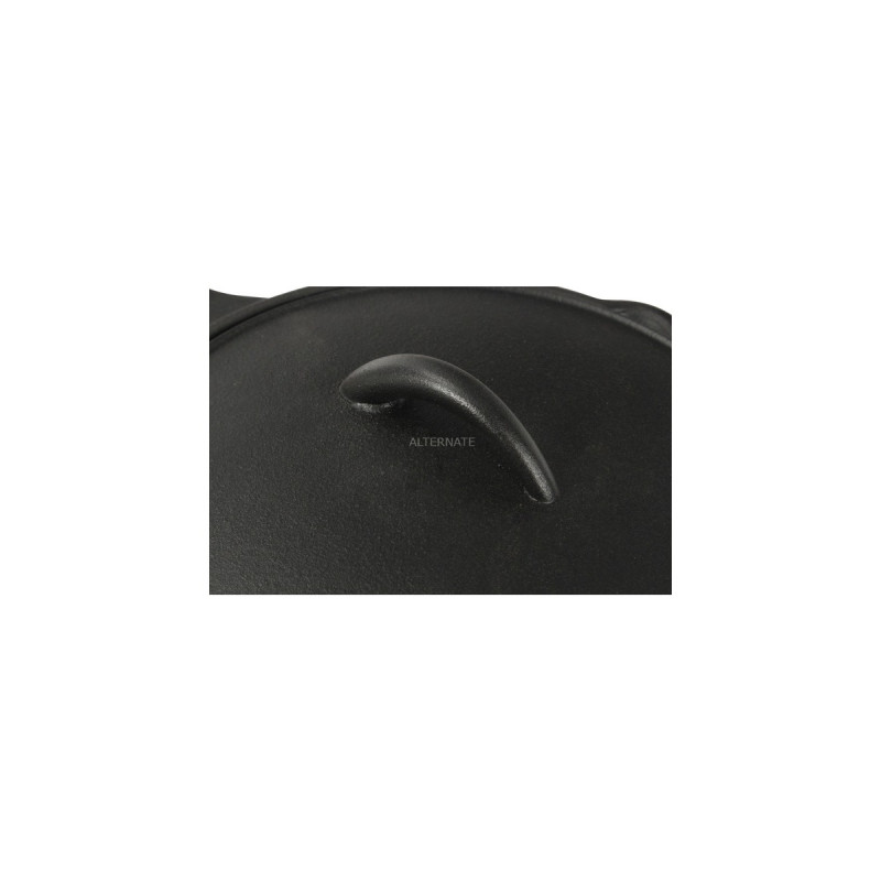 Napoleon Gusseiser Soßentopf mit Deckel, Pfanne(schwarz, Ø 19cm)