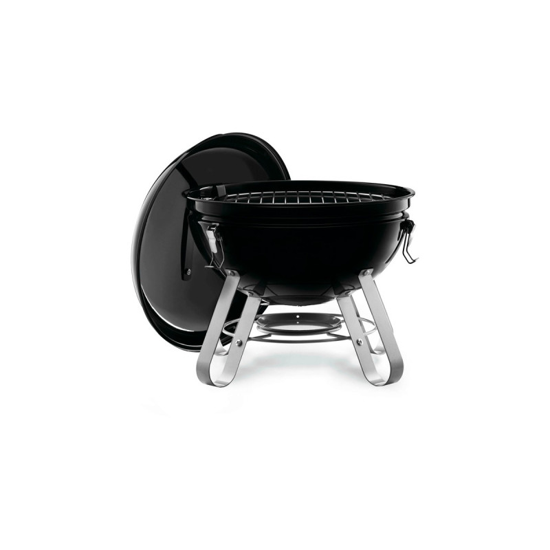 Napoleon Holzkohle Kugelgrill NK14K-LEG-3, Holzkohlegrill(schwarz, Ø 37cm)
