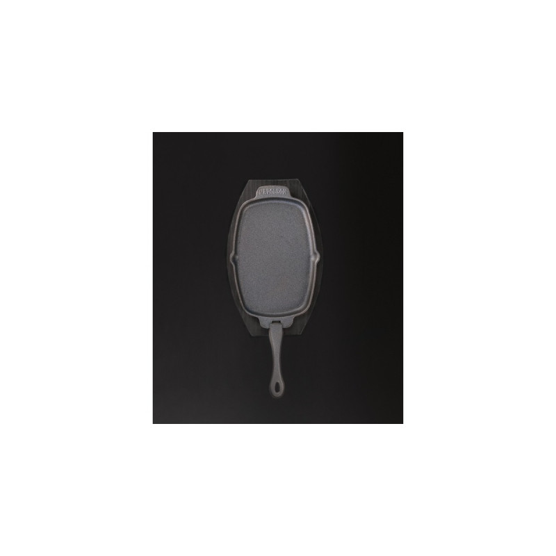 Napoleon PRO Gusseisen-Pfanne + Untersetzer(schwarz)