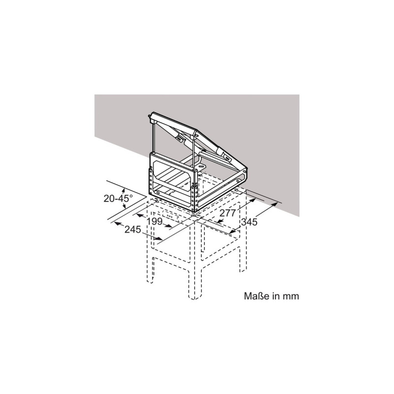 Neff Adapter für Dachschrägen Z5912X0(links / rechts)