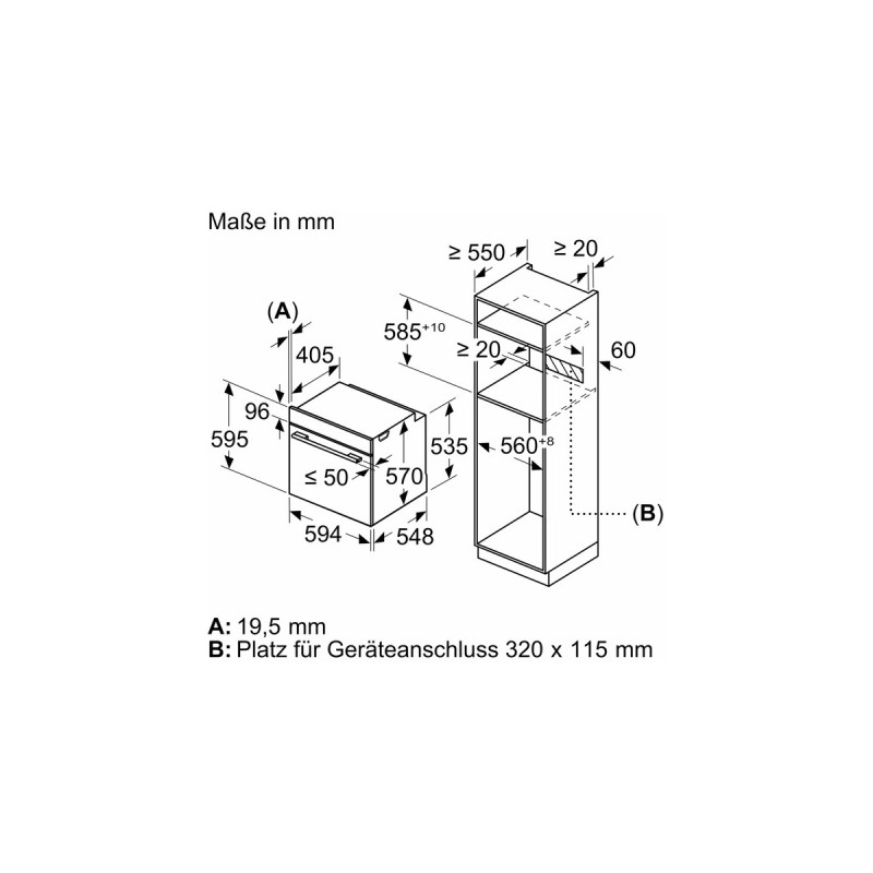 Neff B2CCG6AK0 N 30, Backofen(schwarz, 60 cm)
