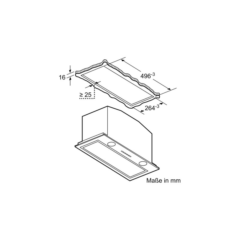 Neff DML5566N (D55ML66N1), Dunstabzugshaube(edelstahl)