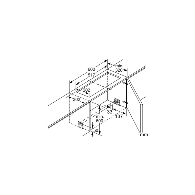 Neff Long Life Umluftset Z51ITD1X1, Umrüst-Set(silber)
