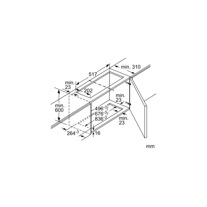 Neff Long Life Umluftset Z51ITD1X1, Umrüst-Set(silber)