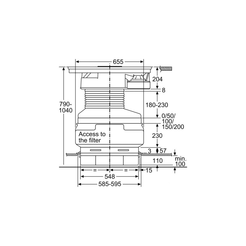 Neff T18BD3AN0, Autarkes Kochfeld(schwarz/edelstahl, mit integriertem Dunstabzug)
