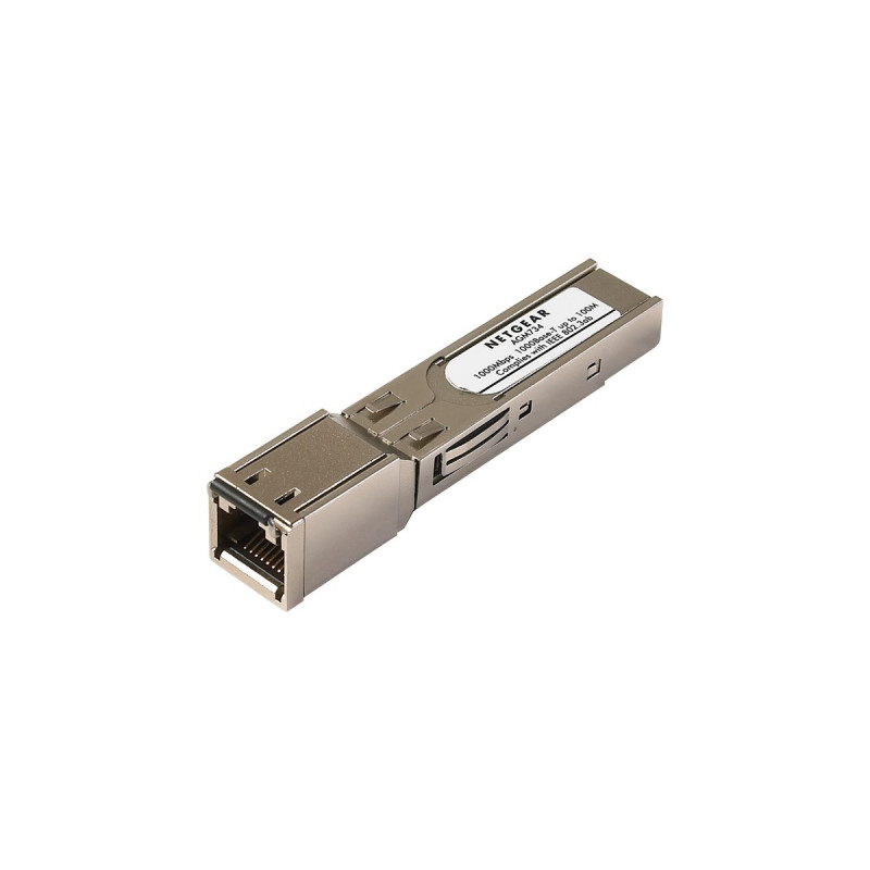 Netgear AGM734 ProSafe 1000Base-T SFP RJ45 GBIC, Transceiver(silber)