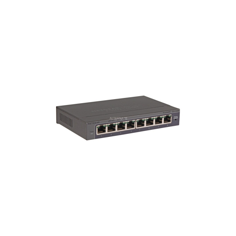 Netgear GS108E, Switch(grau)