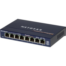 Netgear GS108GE, Switch(blau, Retail)