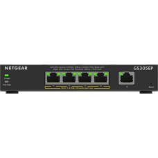 Netgear GS305EP, Switch(schwarz)