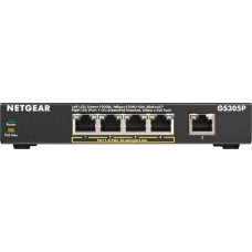Netgear GS305P, Switch(schwarz)