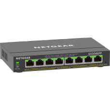 Netgear GS308EPP, Switch(schwarz)