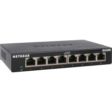 Netgear GS308-300PES, Switch(schwarz)