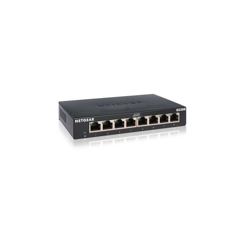 Netgear GS308-300PES, Switch(schwarz)