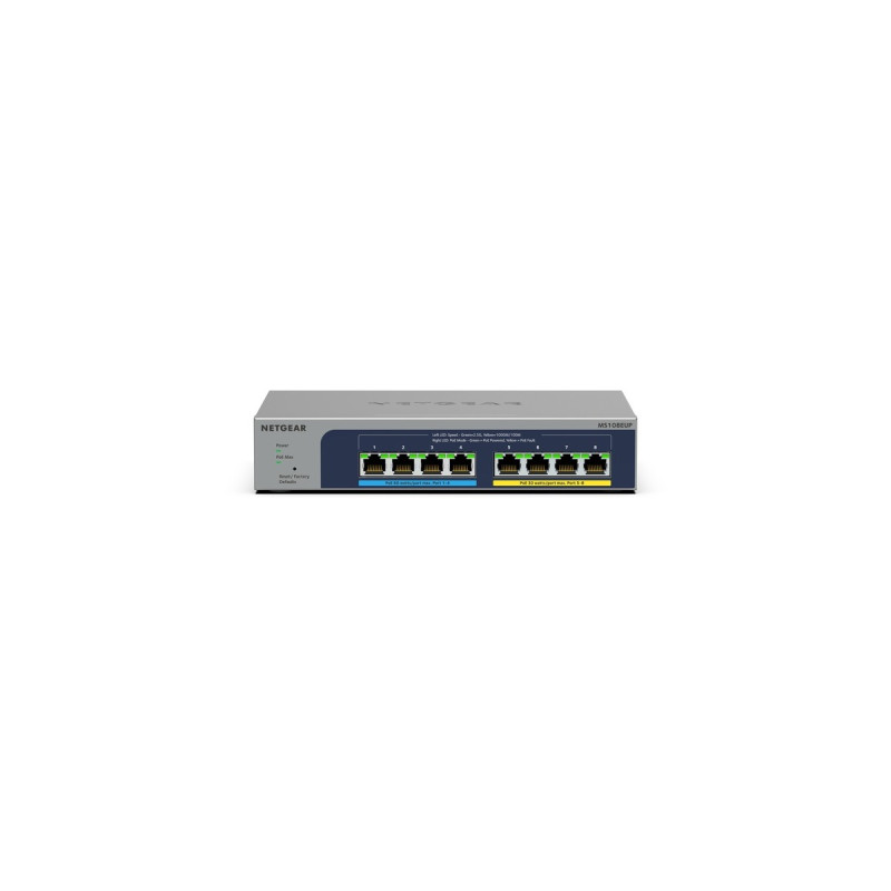Netgear MS108EUP, Switch(grau)