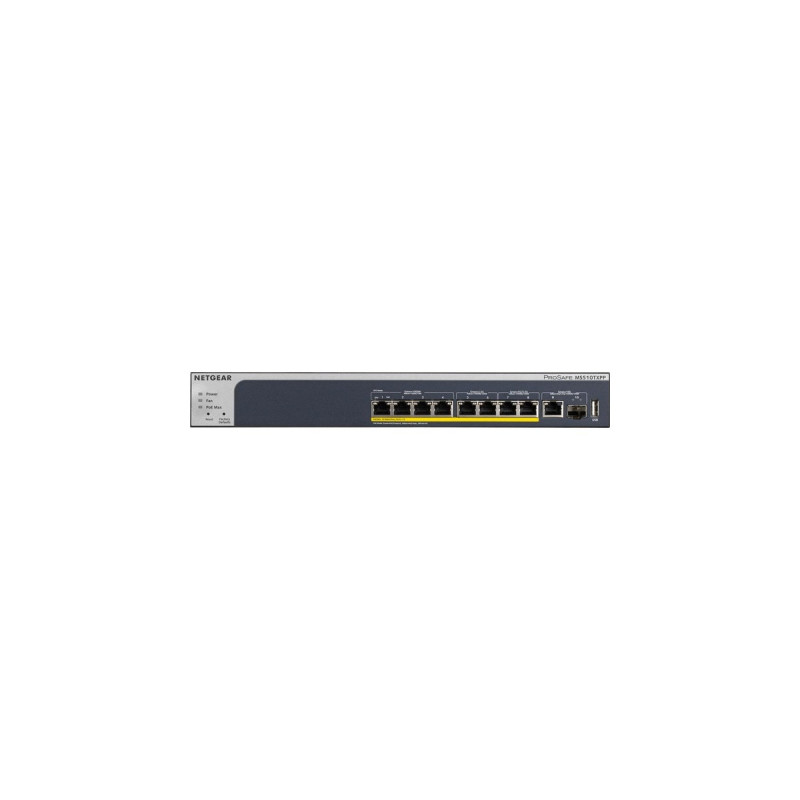 Netgear MS510TXPP, Switch(Multi-Gigabit, SFP+, PoE)