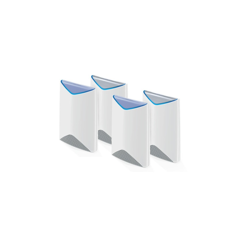 Netgear Orbi Pro SRK60 4er Pack, Mesh Router(weiß, 1x Router, 3x Satellit)