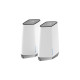 Netgear Orbi Pro WiFi 6 Tri-Band AX6000 WLAN-System, Mesh Router(weiß, 1x Router, 1x Satellit)