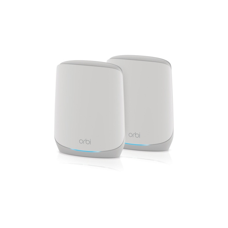 Netgear Orbi WiFi6 Tri-Band Mesh System 2er Set, Mesh Router(weiß, Outlet)
