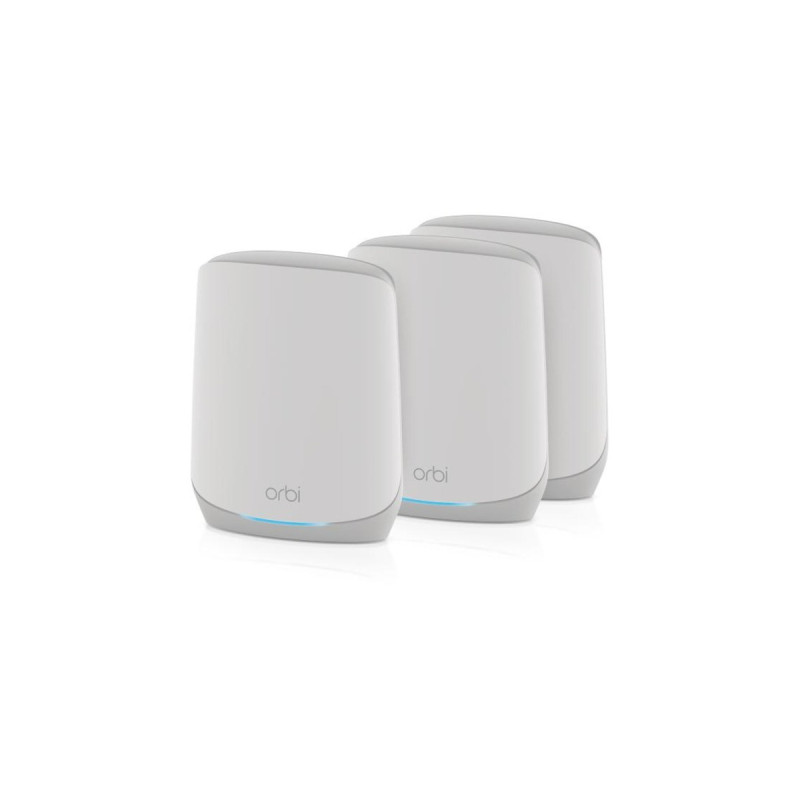 Netgear Orbi WiFi6 Tri-Band Mesh System 3er Set, Mesh Router(weiß)