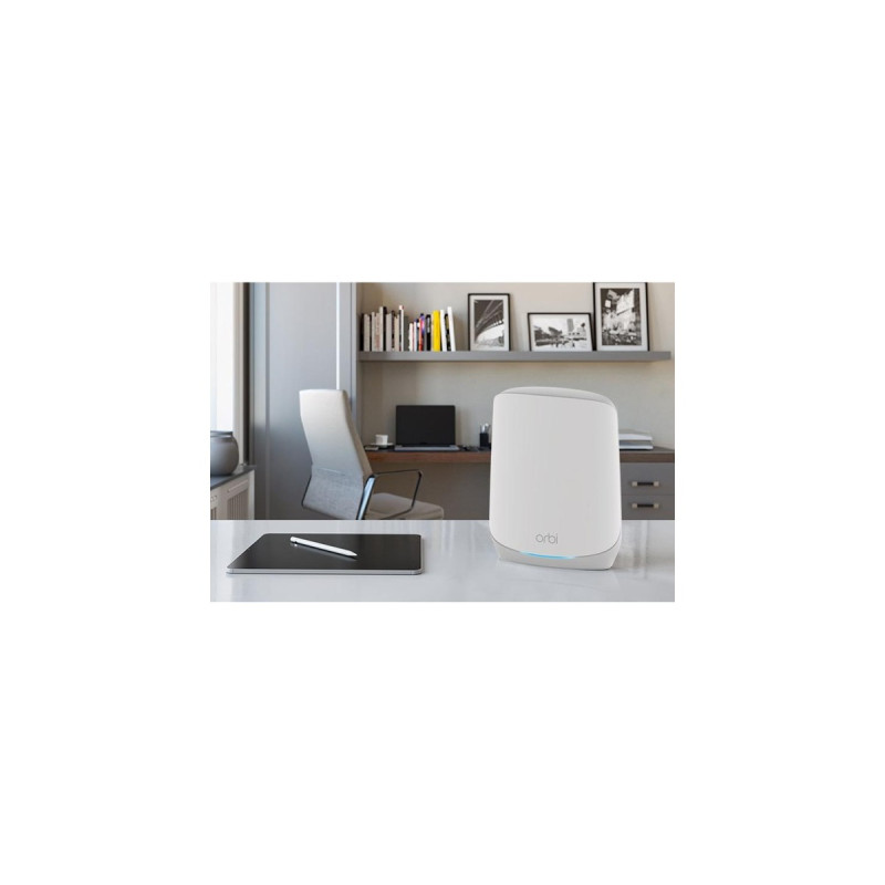 Netgear Orbi WiFi6 Tri-Band Mesh System 3er Set, Mesh Router(weiß)