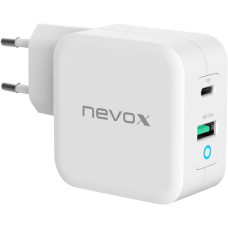 Nevox 65W USB - C Power Delivery (PD) + Q3.0, Ladegerät(weiß)