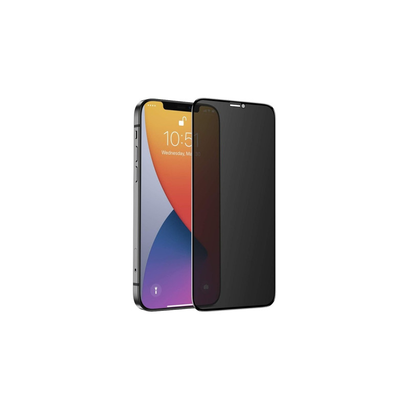 Nevox NEVOGLASS 3D PRIVACY, Schutzfolie(transparent, iPhone 14 Pro)