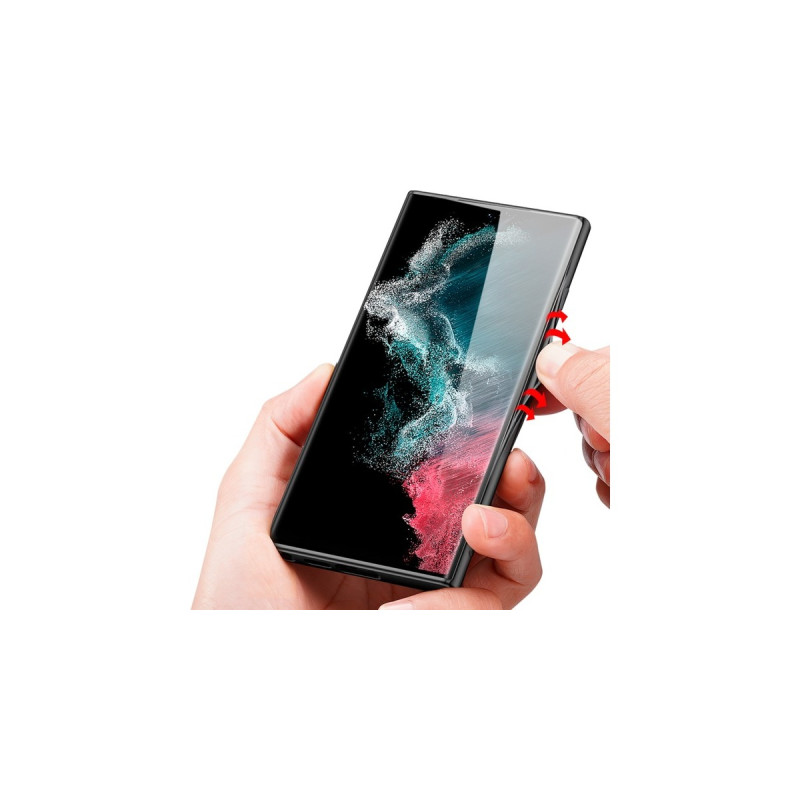 Nevox StyleShell NYLO, Handyhülle(schwarz, Samsung Galaxy S23 Ultra)