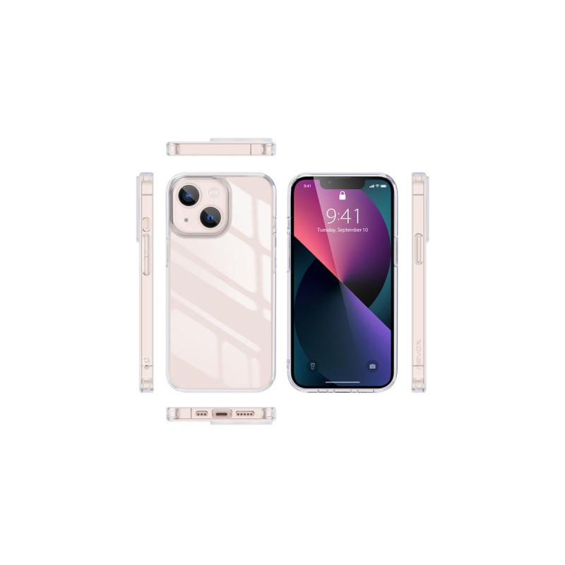 Nevox StyleShell SHOCKFLEX, Handyhülle(transparent, iPhone 14 Plus)