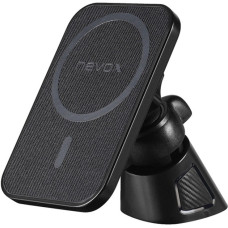 Nevox Wireless Fast Car Charger 15 Watt, Ladegerät(schwarz, Kompatibel mit MagSafe)