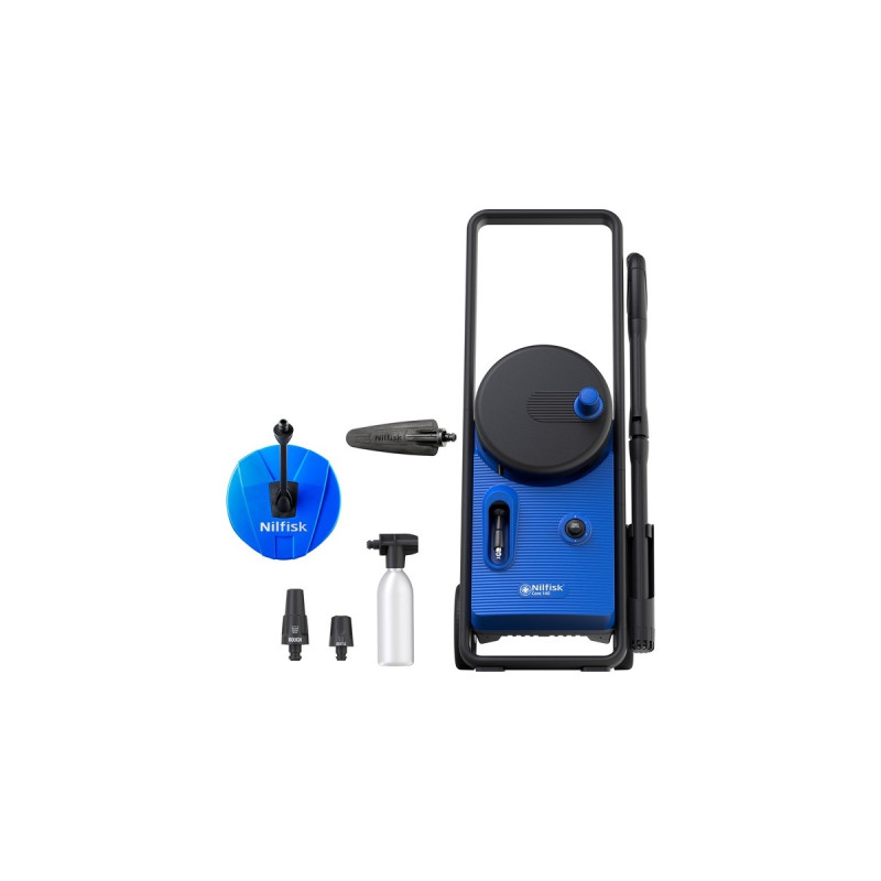 Nilfisk Hochdruckreiniger Core 140-6 PowerControl - PCA EU(blau/schwarz, 1.800 Watt, mit Schlauchtrommel)