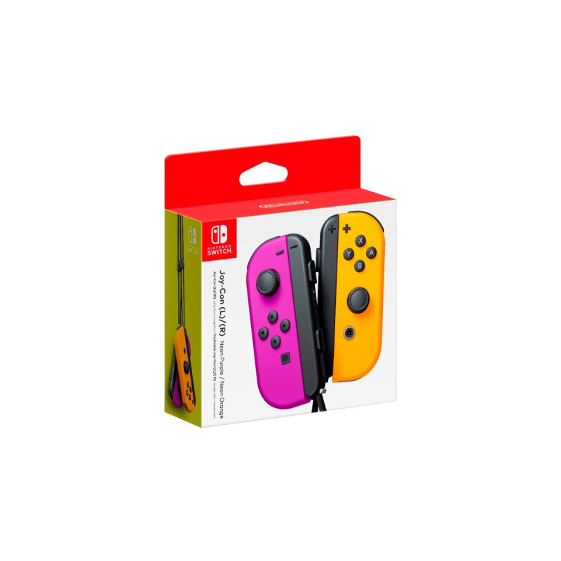 Nintendo Joy-Con 2er-Set, Bewegungssteuerung(neon-lila/neon-orange)