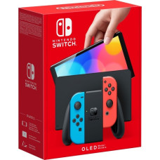 Nintendo Switch (OLED-Modell), Spielkonsole(neon-rot/neon-blau)