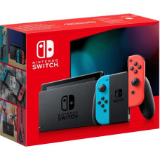Nintendo Switch (neue Edition), Spielkonsole(neon-rot/neon-blau)