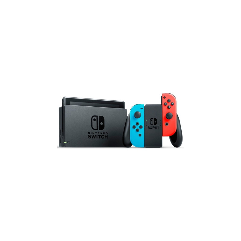 Nintendo Switch (neue Edition), Spielkonsole(neon-rot/neon-blau)