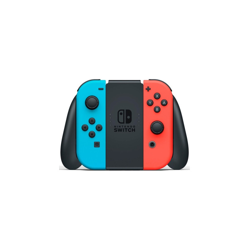 Nintendo Switch (neue Edition), Spielkonsole(neon-rot/neon-blau)
