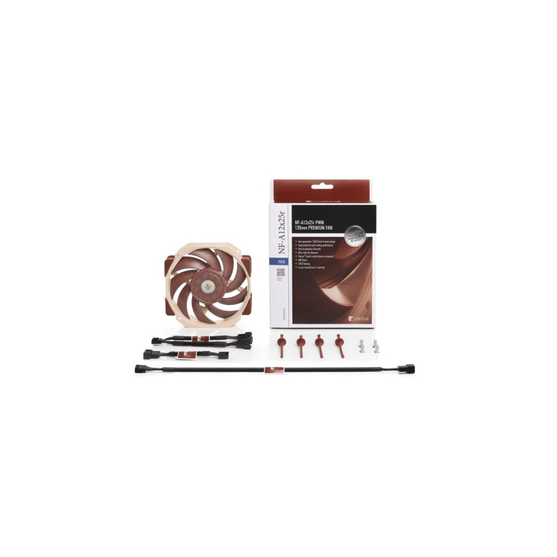Noctua NF-A12x25r PWM Premium Fan 120x120x25, Gehäuselüfter