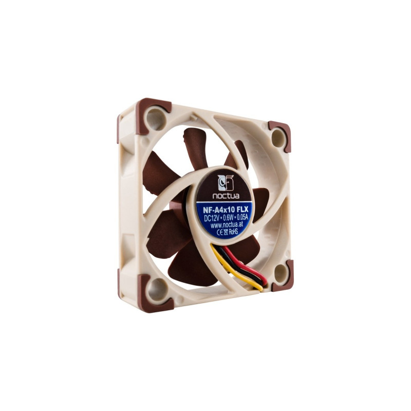 Noctua NF-A4x10 FLX, Gehäuselüfter(braun/weiß)