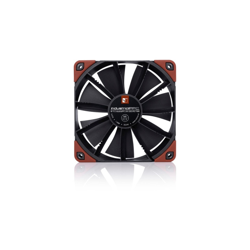 Noctua NF-F12 industrialPPC-24V-2000 SP IP67 PWM, Gehäuselüfter(schwarz, PWM-Anschluss)