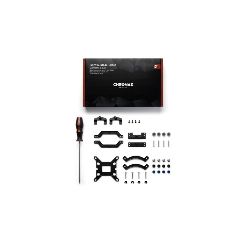 Noctua NM-M1-MP83 chromax.black, Befestigung/Montage(schwarz)