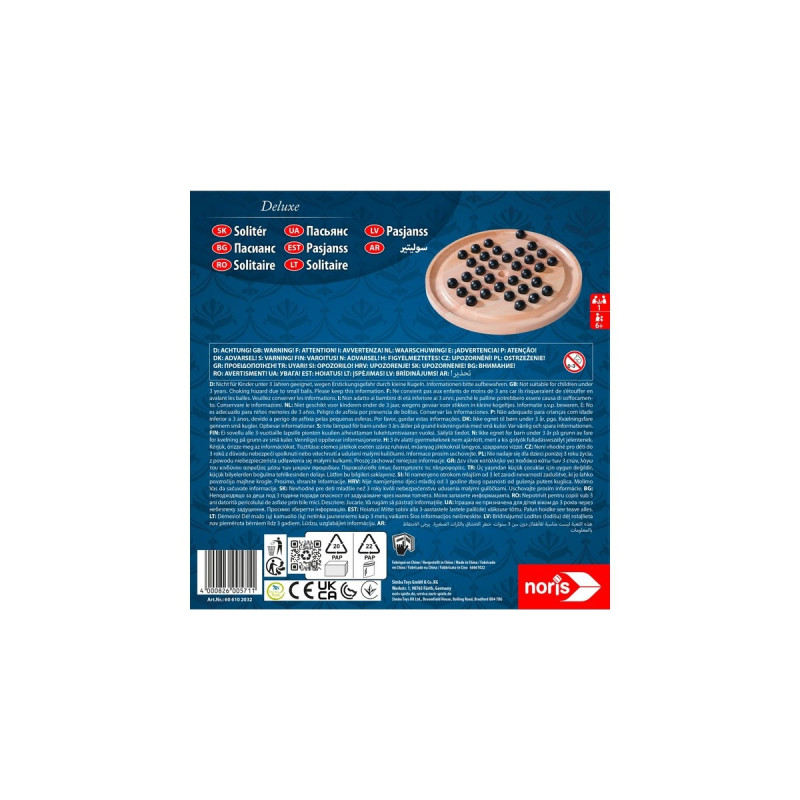 Noris Deluxe Solitaire, Brettspiel
