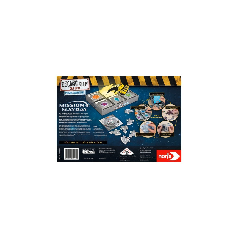 Noris Escape Room Das Spiel - Puzzle Abenteuer 3, Partyspiel