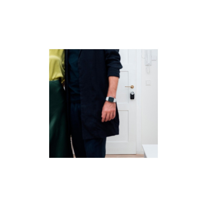 Nuki Smart Lock Pro, elektronisches Türschloss(schwarz, 4. Genertation)