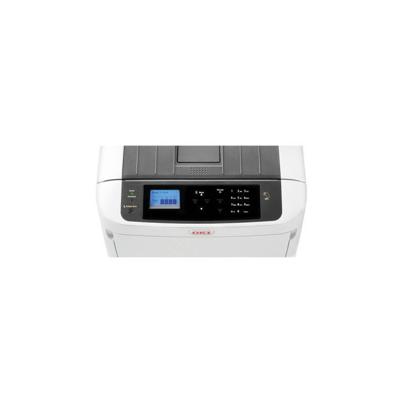OKI C824dn, LED-Drucker(grau/schwarz, USB, LAN)