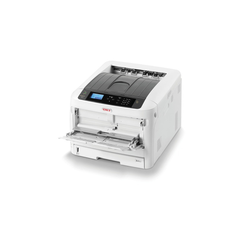 OKI C824dn, LED-Drucker(grau/schwarz, USB, LAN)
