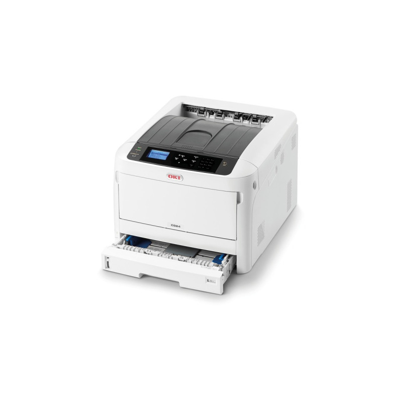 OKI C824dn, LED-Drucker(grau/schwarz, USB, LAN)