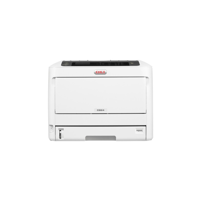 OKI C824dn, LED-Drucker(grau/schwarz, USB, LAN)