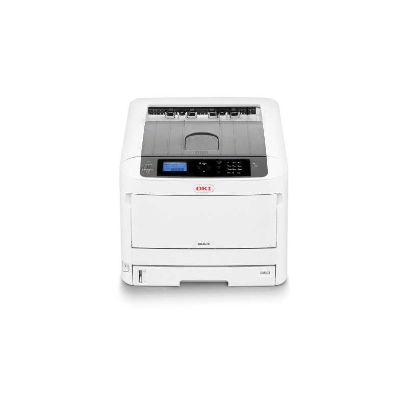 OKI C824n, LED-Drucker(grau/schwarz, USB, LAN)