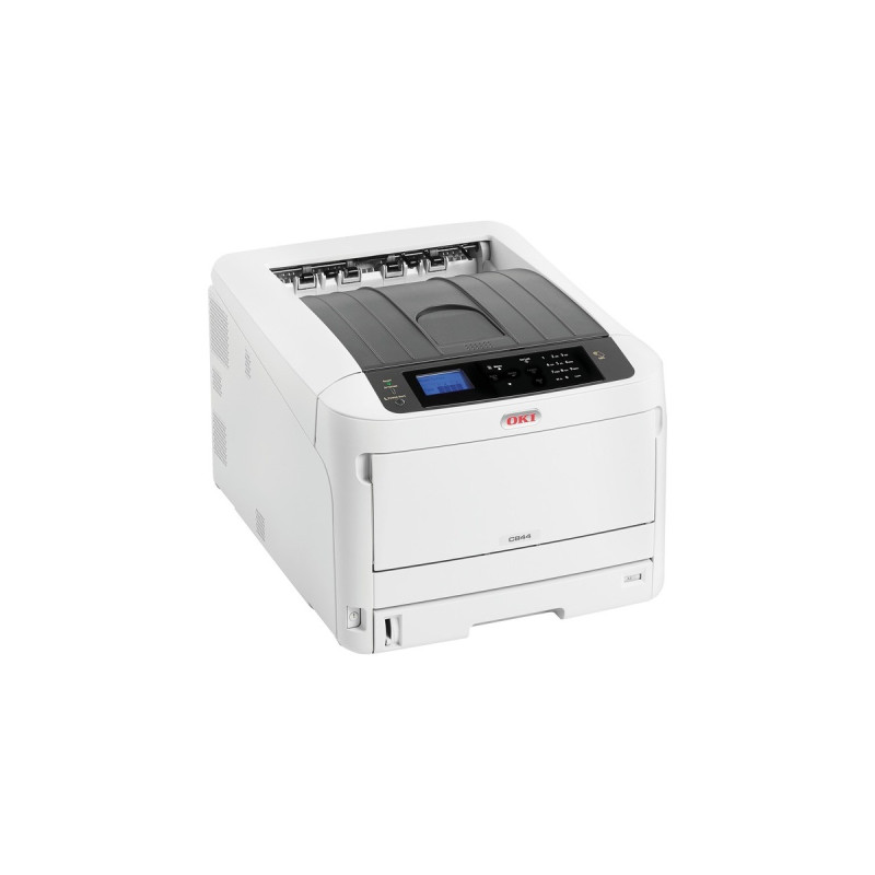 OKI C844dnw, LED-Drucker(grau/schwarz, USB, LAN, WLAN)