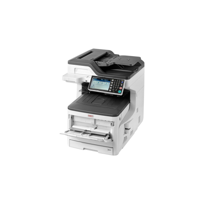 OKI MC883dn, Multifunktionsdrucker(grau/anthrazit, USB, LAN, Scan, Kopie, Fax)